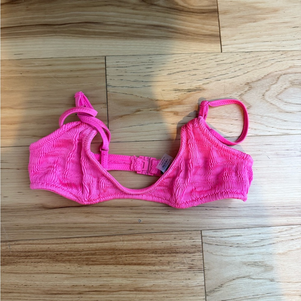 Hot pink Trinagl swim top